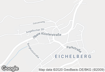 Karte mit Standort von Bäckerei Deusch  Filiale Eichelberg