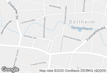 Karte mit Standort von Bäckerei Reuther GmbH