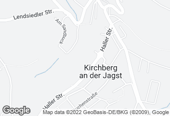 Karte mit Standort von Mühlenbäckerei Pfisterer & Oettinger GmbH