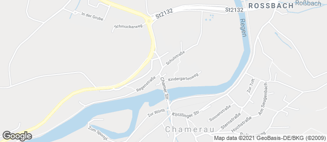 Karte mit Standort von Bäckerei Irrgang
