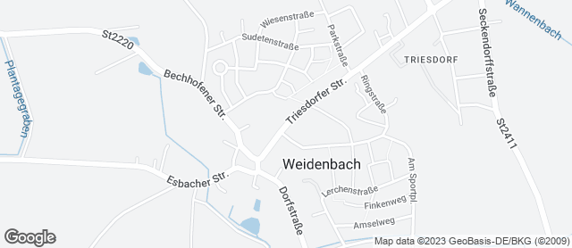 Karte mit Standort von Bäckerei Konditorei Café Herzog