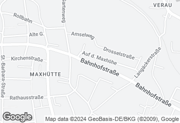 Karte mit Standort von Bäckerei Kosler