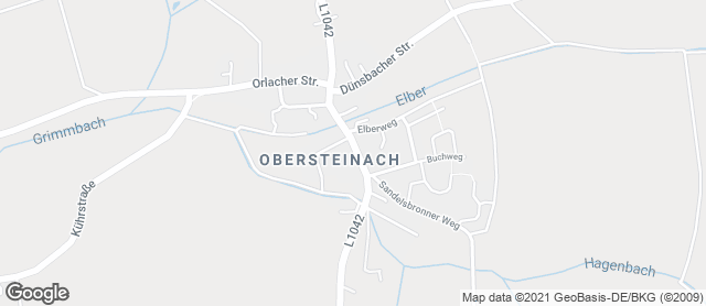 Karte mit Standort von Bäckerei - Konditorei Kretzschmar GmbH