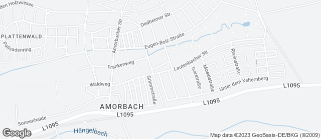 Karte mit Standort von Bäckerei Härdtner - Filiale Amorbach