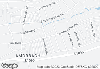 Karte mit Standort von Bäckerei Härdtner - Filiale Amorbach