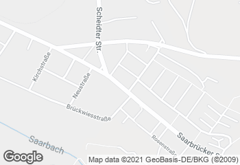 Karte mit Standort von Bäckerei Lang
