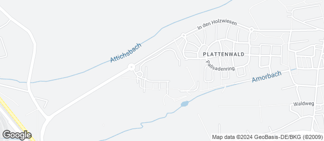 Karte mit Standort von Bäckerei Härdtner - Filiale im SLK Klinikum Plattenwald