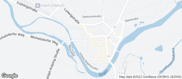 Karte mit Standort von Bäckerei Schönberger
