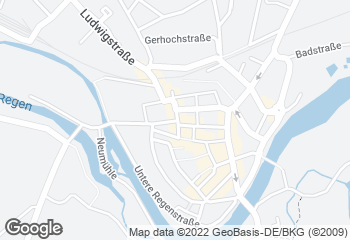 Karte mit Standort von Bäckerei Schönberger