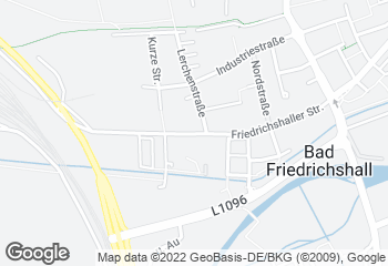 Karte mit Standort von Bäckerei Hirth
