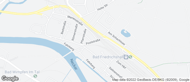 Karte mit Standort von Bäckerei Hirth