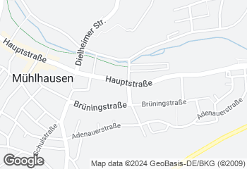 Karte mit Standort von Bäckerei Löffler