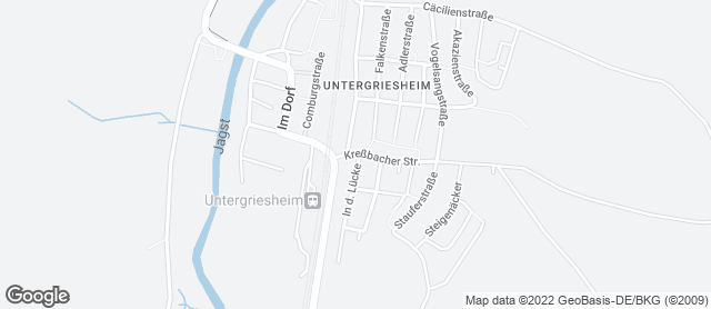 Karte mit Standort von Bäckerei Hirth