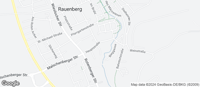 Karte mit Standort von Bäckerei Rimmele