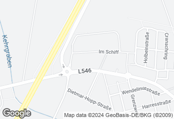 Karte mit Standort von Bäckerei Rutz im Rewe-Markt in St. Leon-Rot