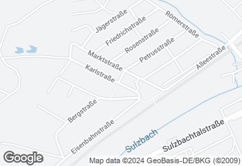 Karte mit Standort von Bäckerei Maurer GmbH