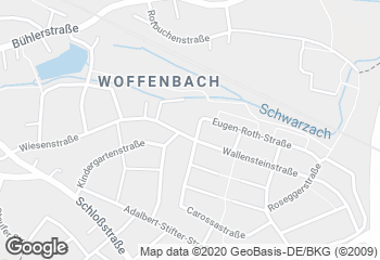 Karte mit Standort von Bäckerei Fischer
