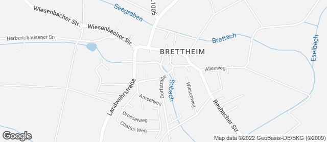 Karte mit Standort von Bäckerei Schmidt