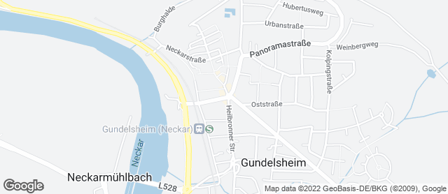 Karte mit Standort von Bäckerei Denzer