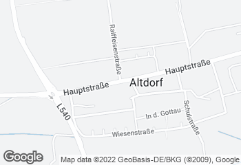 Karte mit Standort von Bäckerei Kopp