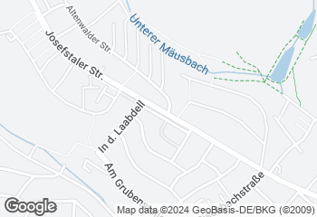 Karte mit Standort von Bäckerei Weidmann