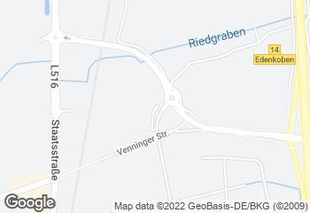 Karte mit Standort von De' Bäcker Becker