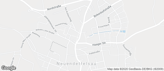 Karte mit Standort von Bäckerei Hammon