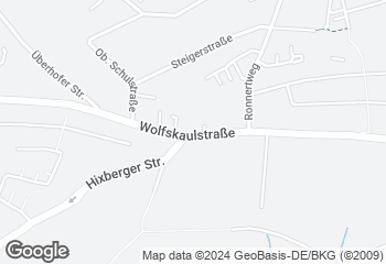 Karte mit Standort von Mühlenbäckerei Bost GmbH  Filiale Riegelsberg 2
