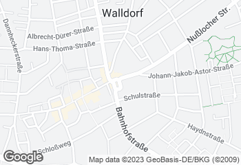 Karte mit Standort von Bäckerei Rutz GmbH    Walldorf