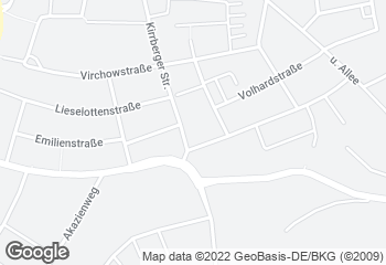 Karte mit Standort von Bäckerei Lenert Homburg