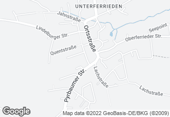 Karte mit Standort von Kraft Bäckerei, Inh. Kraft Andreas