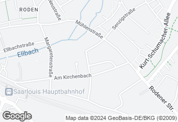 Karte mit Standort von Bäckerei Alfred Boudier GmbH