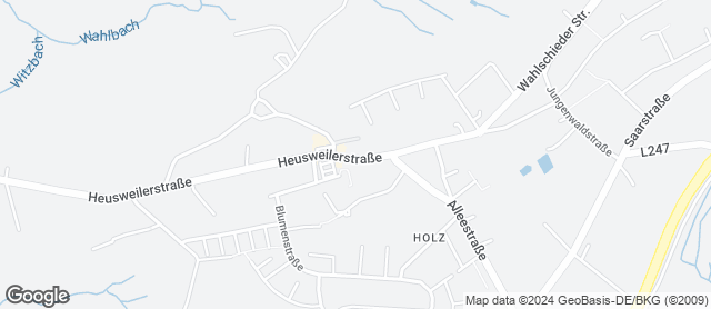 Karte mit Standort von Bäckerei Lauterbach