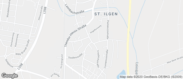 Karte mit Standort von Bäckerei Sailer