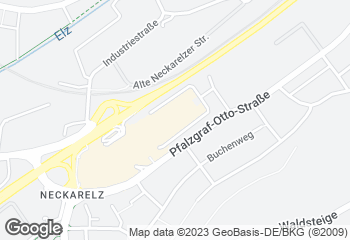 Karte mit Standort von Bäckerei Härdtner - Filiale Kaufland Mosbach