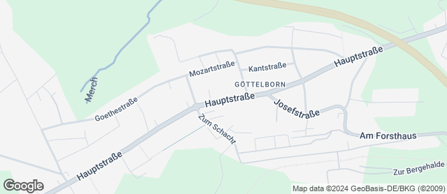 Karte mit Standort von Göttelborn