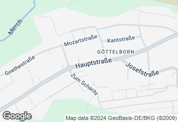 Karte mit Standort von Göttelborn