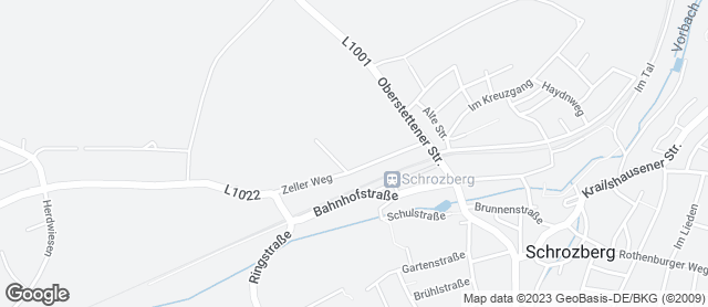 Karte mit Standort von Hohenloher Bauerngenossenschaft - die Bäckerei in Bauernhand (LBV Raiffeisen eG)