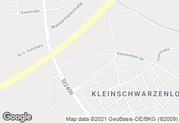 Karte mit Standort von Bäckerei Nusselt