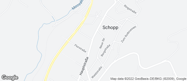 Karte mit Standort von Landbäckerei Dusch GmbH - Schopp
