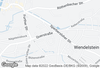 Karte mit Standort von Bäckerei Drexler