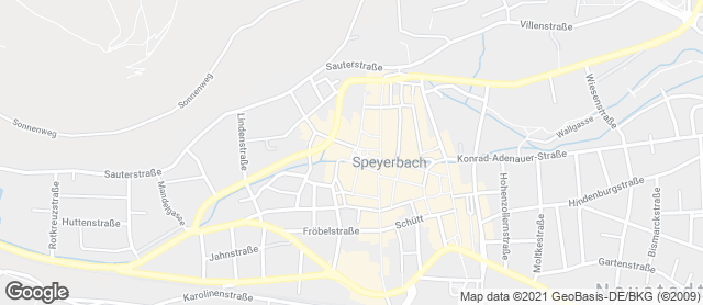 Karte mit Standort von De' Bäcker Becker Wochenmarkt Neustadt