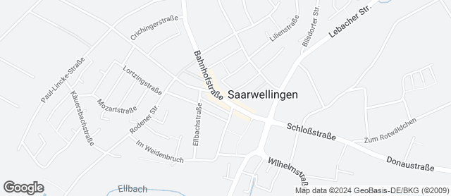 Karte mit Standort von Bäckerei Welling