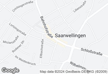 Karte mit Standort von Bäckerei Welling