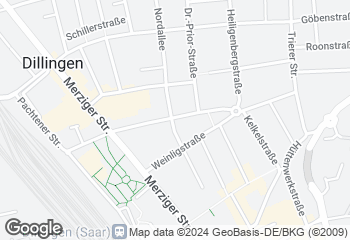 Karte mit Standort von Bäckerei Welling