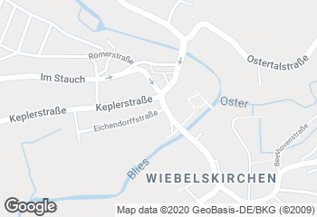 Karte mit Standort von Baeckerei Schaefer Filiale Wiebelskirchen