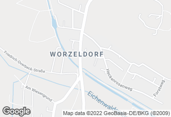 Karte mit Standort von Bäckerei Nusselt