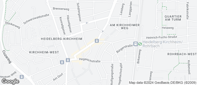 Karte mit Standort von Rieglers Bäckerei & Konditorei in Kirchheim