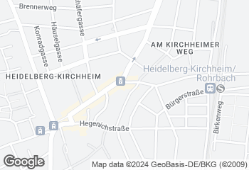 Karte mit Standort von Rieglers Bäckerei & Konditorei in Kirchheim