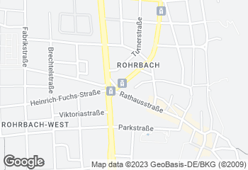 Karte mit Standort von Rieglers Bäckerei & Konditorei in Rohrbach